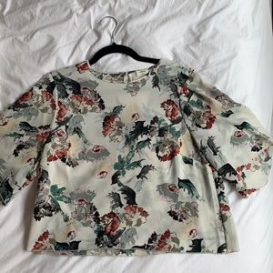 Wilfred Flower Blouse - Medium